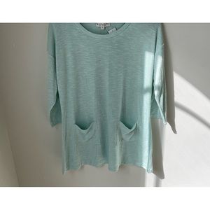 Koolaburra by UGG (size: Medium) Aqua colored long-sleeved shirt/dress